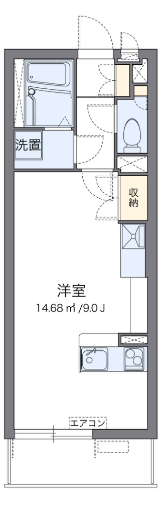 ミランダセレッソサード 303号室 間取り