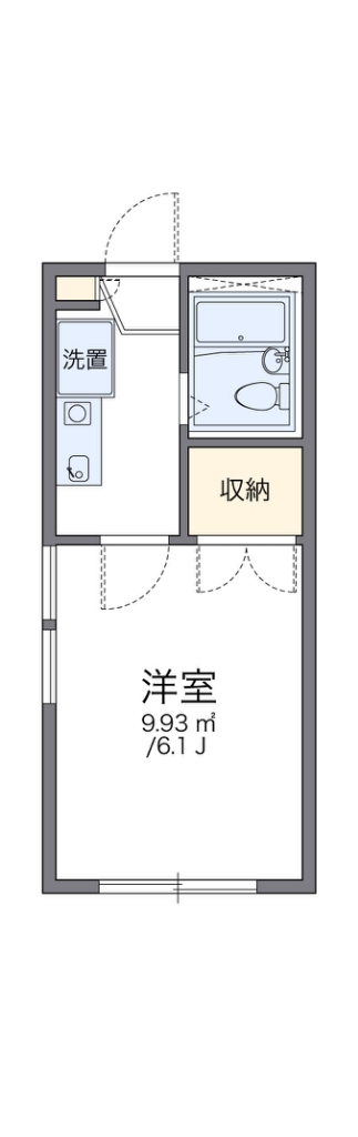 レオパレスビレッジ光が丘参番館 201号室 間取り