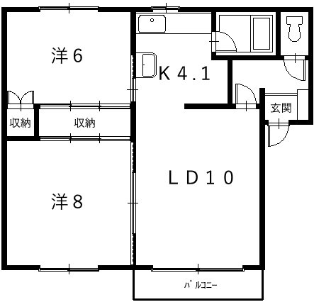 コーポ山口 間取り