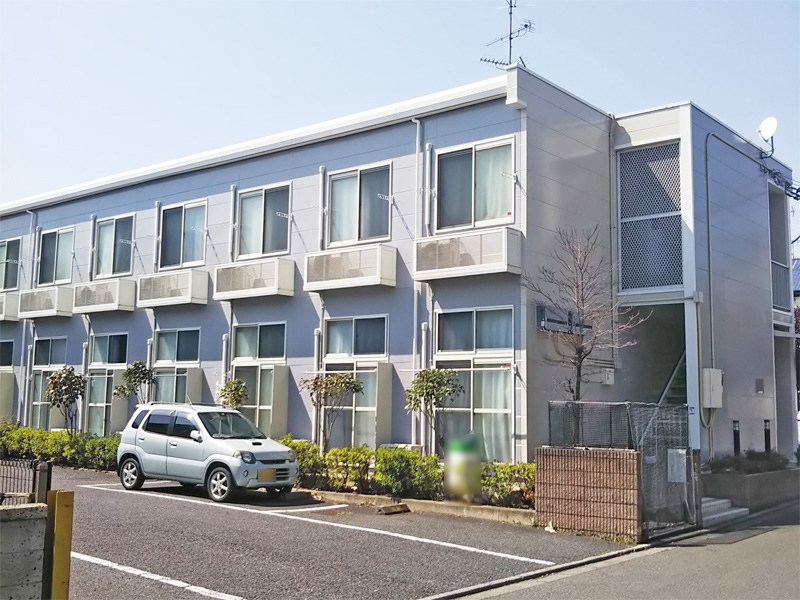 レオパレスパークサイド 206号室 外観