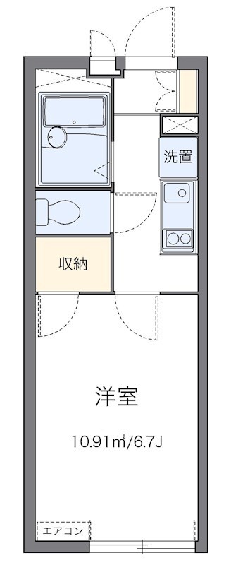 フレンズ 104号室 間取り
