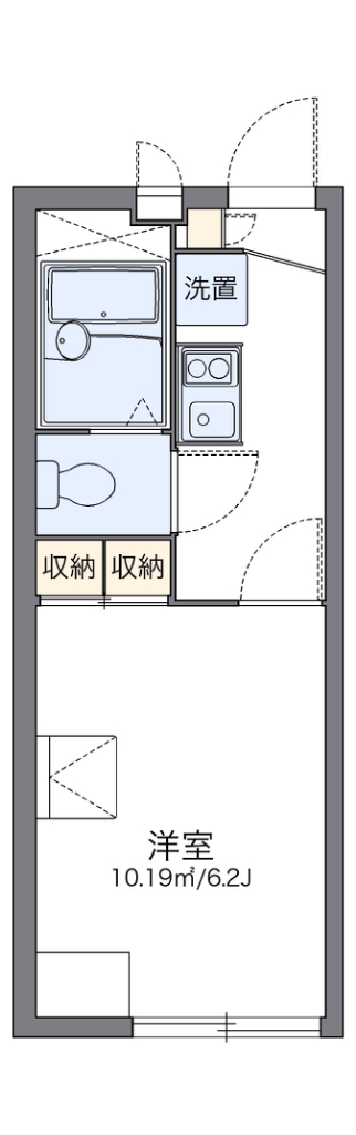 レオパレスＳｗｉｎｇ　ｈｉｌｌ 205号室 間取り