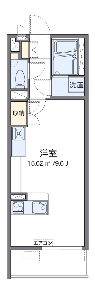 レオネクスト湘南大津 308号室 間取り