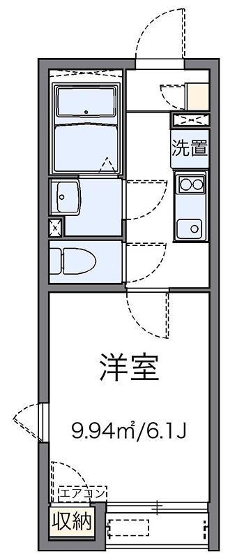 ファルコン２１ 104号室 間取り