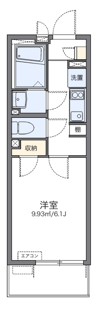 レオネクストエトワールシャトー 305号室 間取り