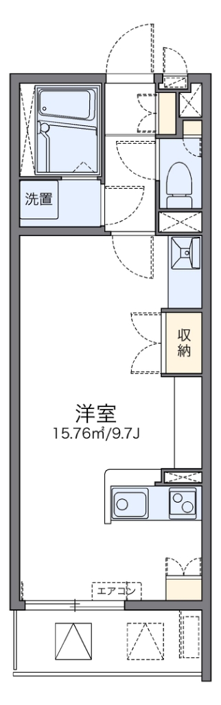 レオネクストフィオーレ 205号室 間取り
