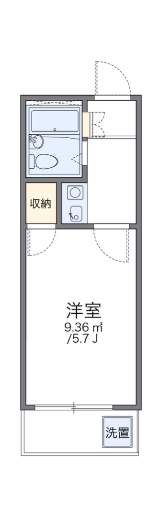 レオパレス三橋 205号室 間取り