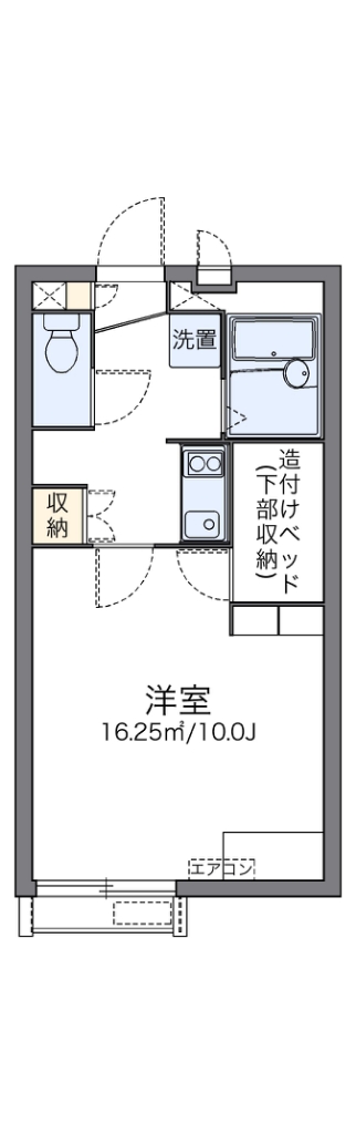 レオネクストセントラルヒルズⅥ 105号室 間取り