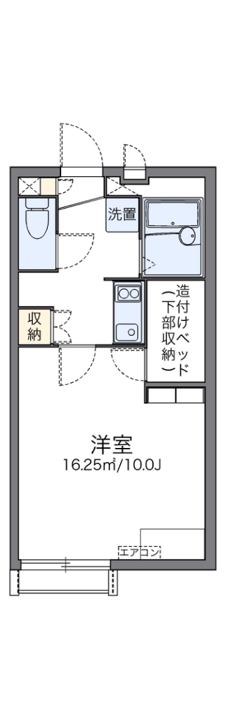レオネクストルミエールⅡ 201号室 間取り