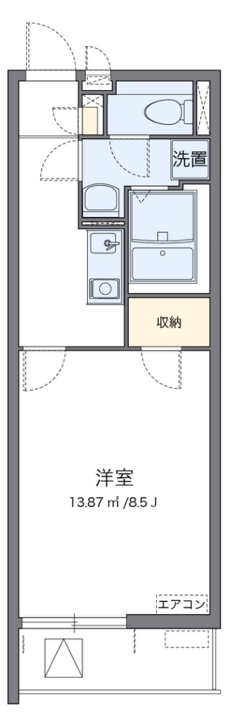 ヴィアロ谷原レジデンス 303号室 間取り