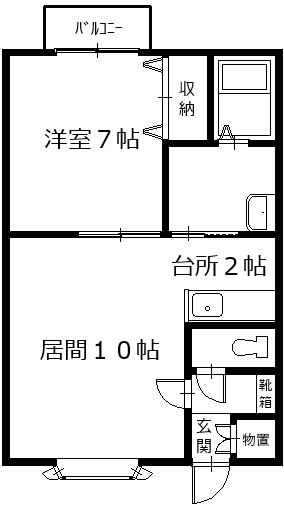 FREAⅡ 間取り