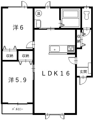 ALPHAⅠ 間取り
