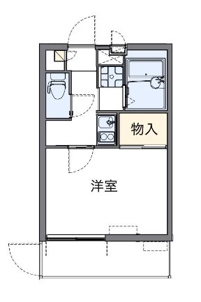 ハーモニー  203号室 間取り
