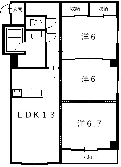 ベルピア18 間取り