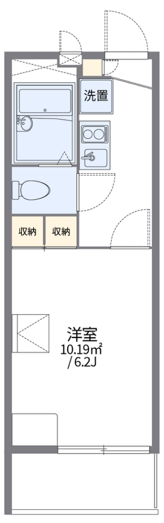 レオパレス諏訪 207号室 間取り