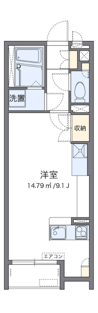 レオネクストＳｕｎｒｉｓｅ伊興 114号室 間取り