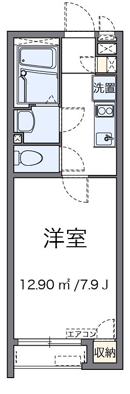 シェノン 103号室 間取り