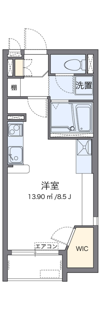 ミランダカーサ 101号室 間取り