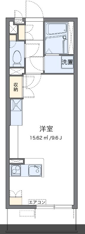 ヴィーブルⅢ 203号室 間取り
