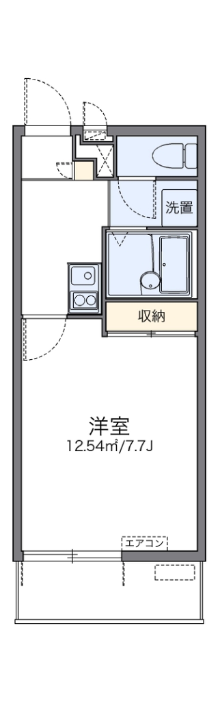 レオパレスｋｅｙａｋｉｙａ 304号室 間取り