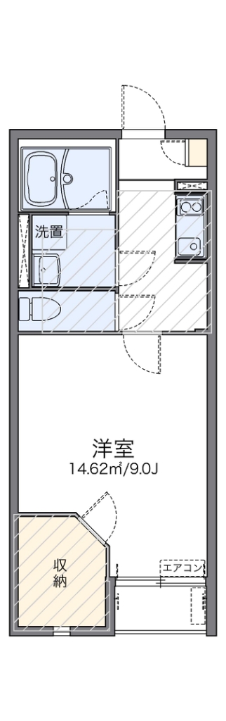 レオネクストブランメゾン 204号室 間取り