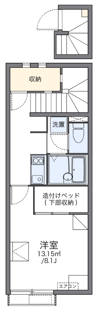 レオネクストフィロ　前沢宿Ⅰ 205号室 間取り