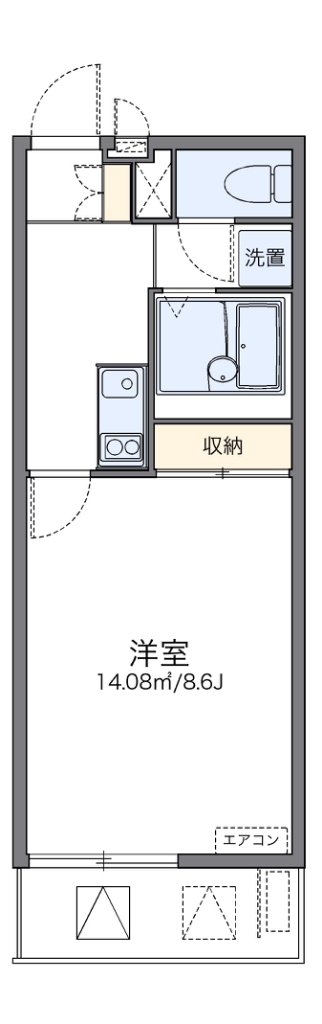 レオネクストアヴニール湘南 207号室 間取り
