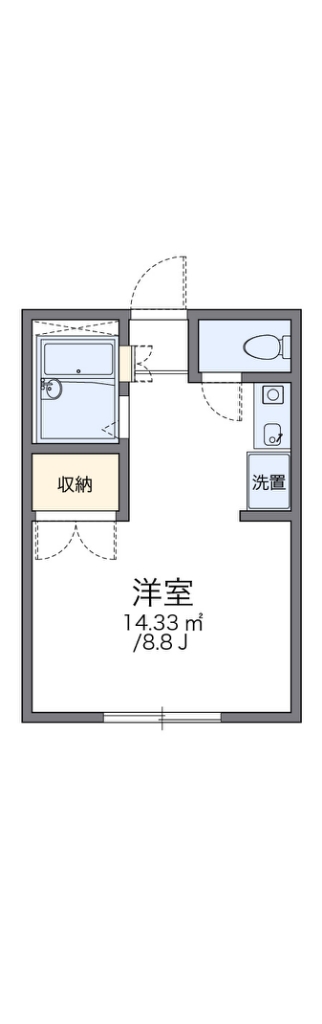 レオパレス３８７ 202号室 間取り