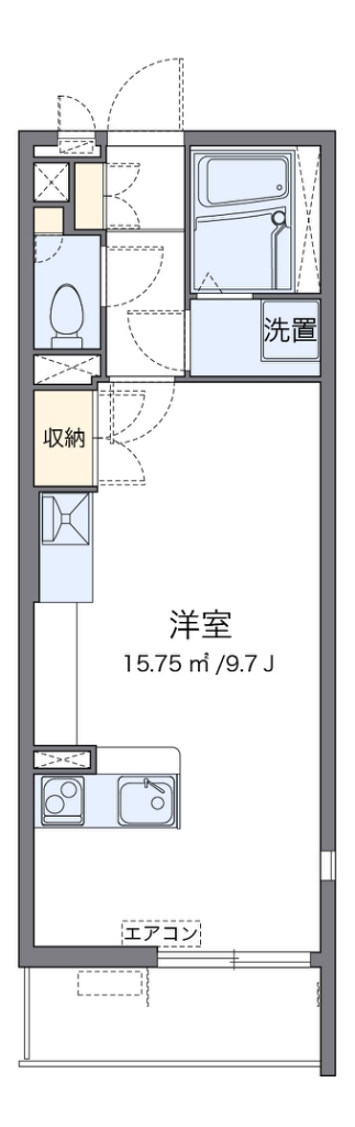 ミランダグラン　ルミエール 201号室 間取り