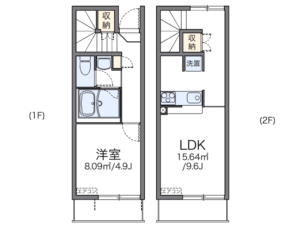 レオネクストコンフォート安行原 104号室 間取り