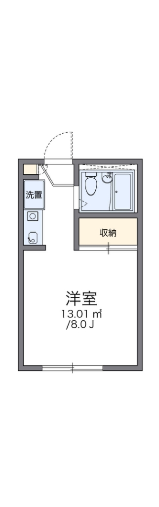 レオパレス湘南バード 202号室 間取り