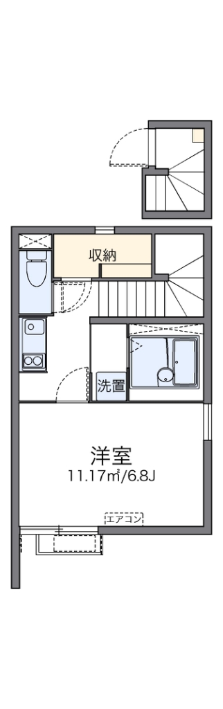レオネクストルミエール西台Ⅱ 201号室 間取り