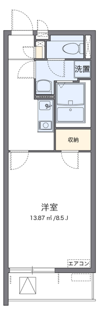ヴィアロ谷原レジデンス 310号室 間取り