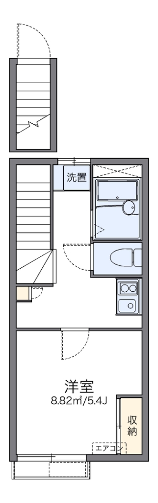 レオネクスト小金井パーク 201号室 間取り