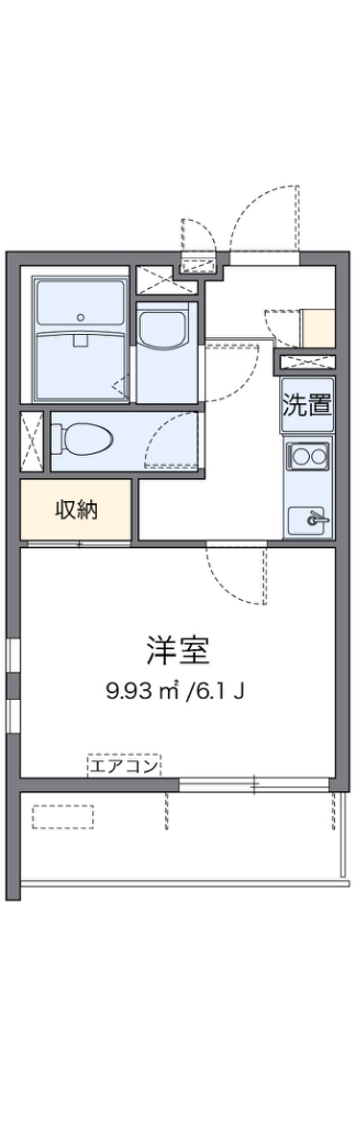 クレイノスターⅢ 101号室 間取り
