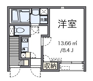 まほろば21 101号室 間取り