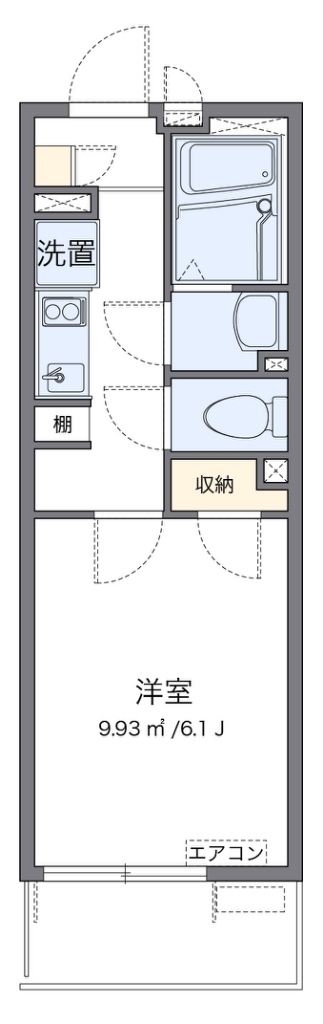 レオネクストフォレストミー谷原 103号室 間取り