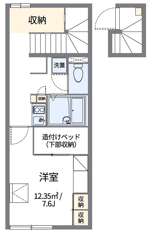 205号室 間取り