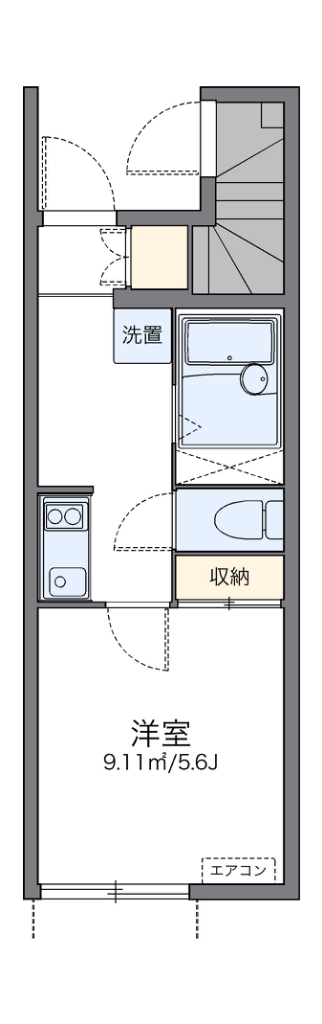 レオネクスト新座ブルー 104号室 間取り