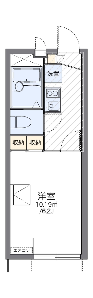 レオパレスＢｅｌｌ　Ｈｏｐｅ 間取り