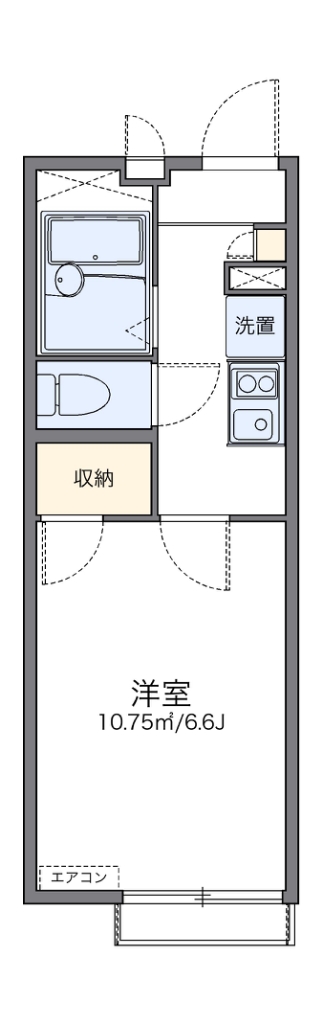 レオパレスサンシャイン貫井北 207号室 間取り