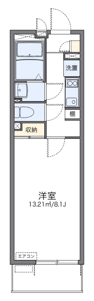 レオネクストコージーコートＩ 306号室 間取り