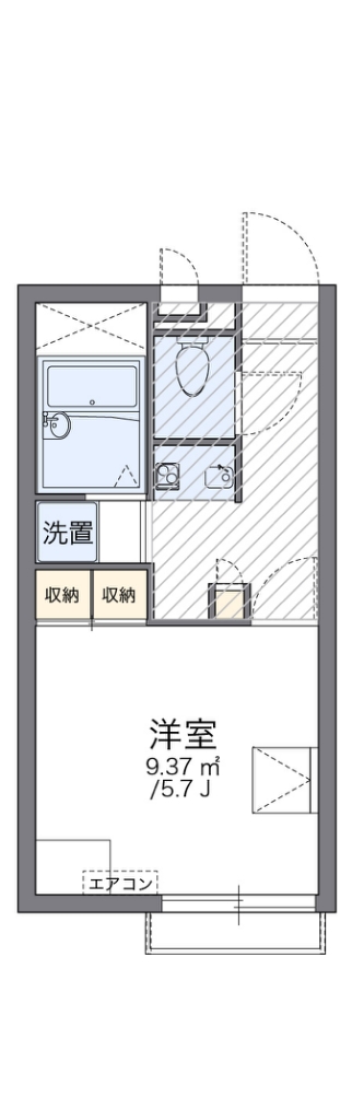 レオパレスＳＴＲ 201号室 間取り