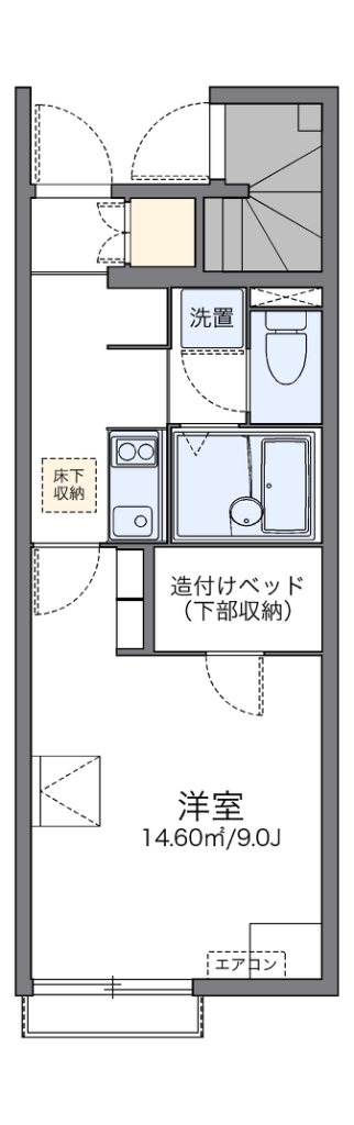 レオネクストオリザ田無Ⅱ 104号室 間取り