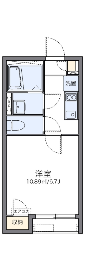 レオネクストヴィラ駒井 207号室 間取り