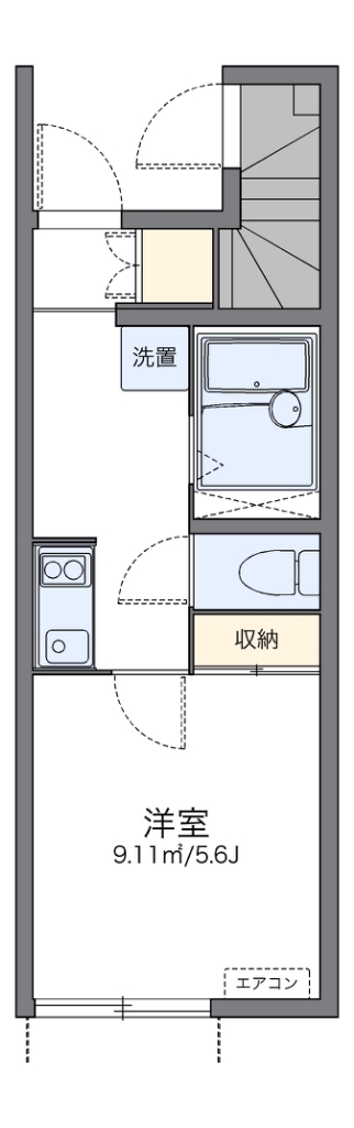 レオネクストサニー秋桜 101号室 間取り
