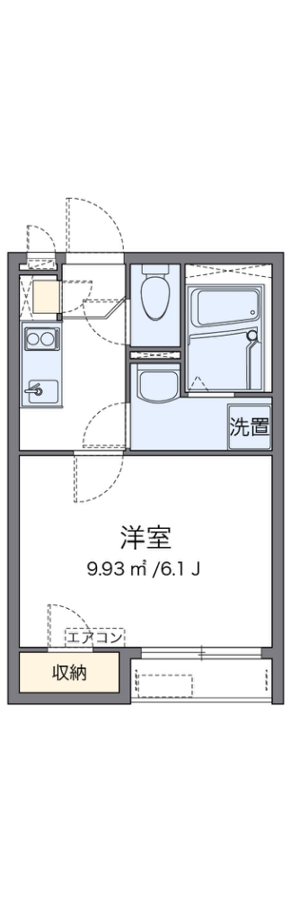 クレイノエミネンス 102号室 間取り