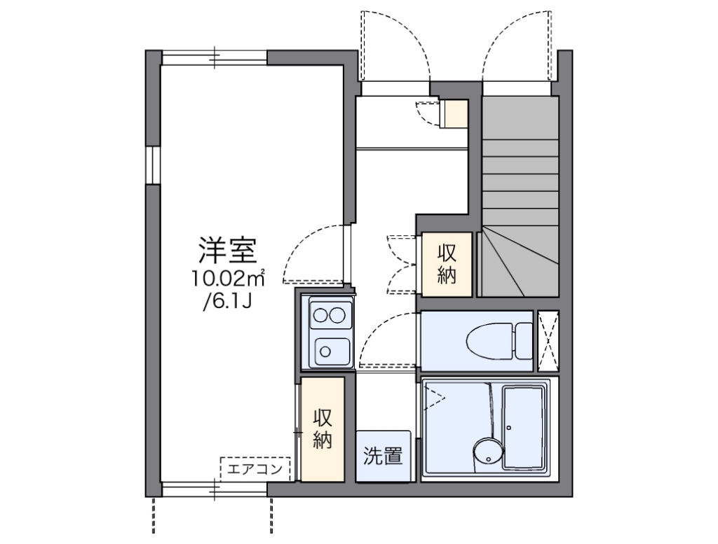 レオネクストグランドソレーユ 101号室 間取り