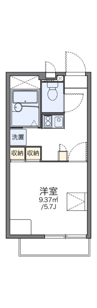 レオパレスカーサＫ３ 間取り図