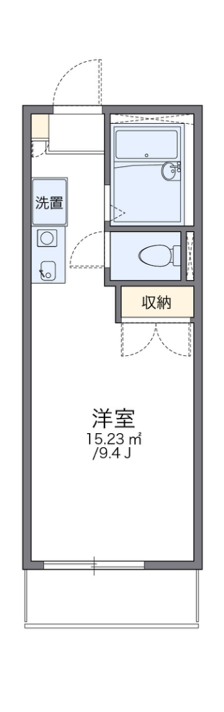 レオパレスＴＡＭＵＲＡ９８ 202号室 間取り